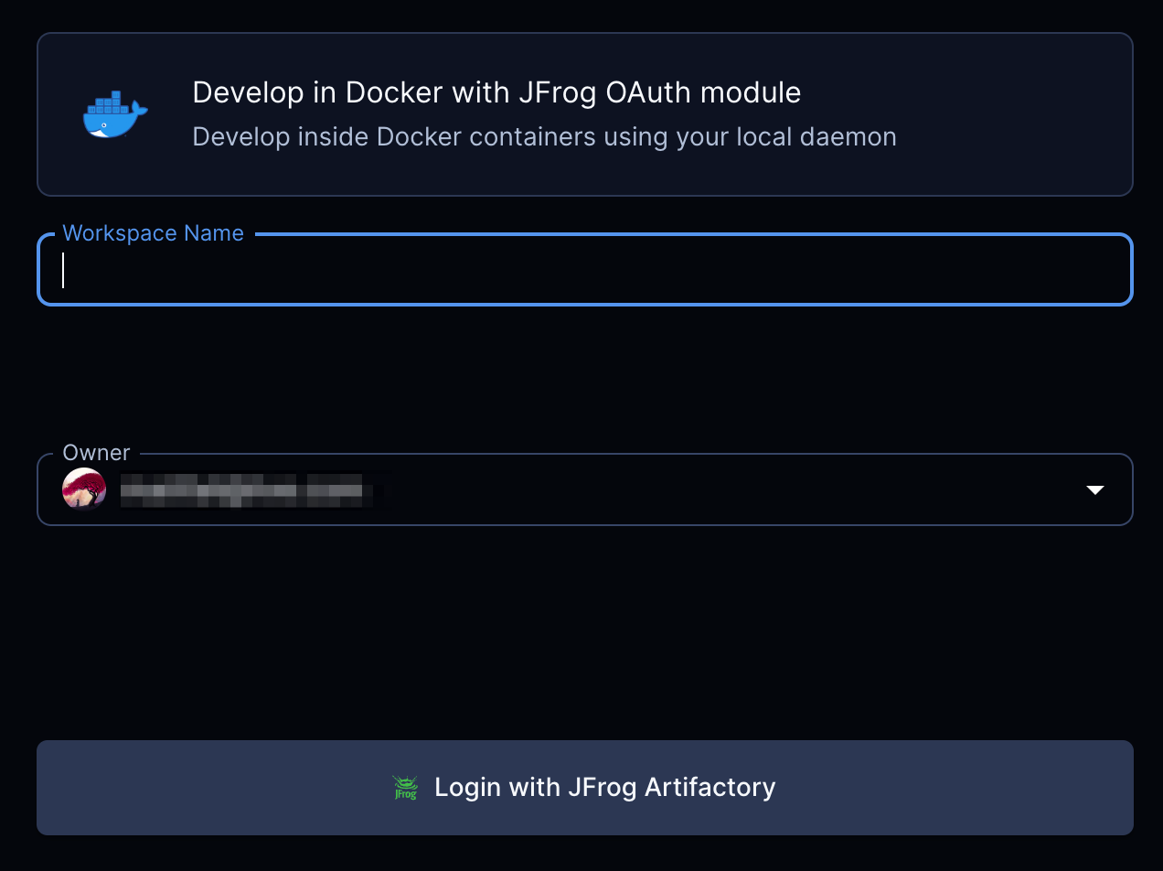 JFrog OAuth